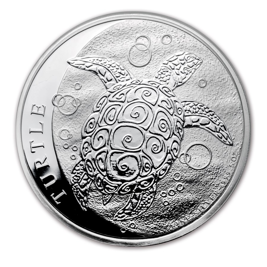 Buy 2017 Niue 5 oz Silver $10 Hawksbill Turtle BU | APMEX