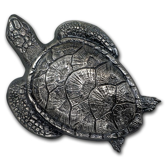 Buy 2017 Palau 45 gram Silver Antique Finish Sea Turtle | APMEX