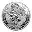 2017 Rwanda 1 oz Silver Nautical Ounce Santa Maria Proof