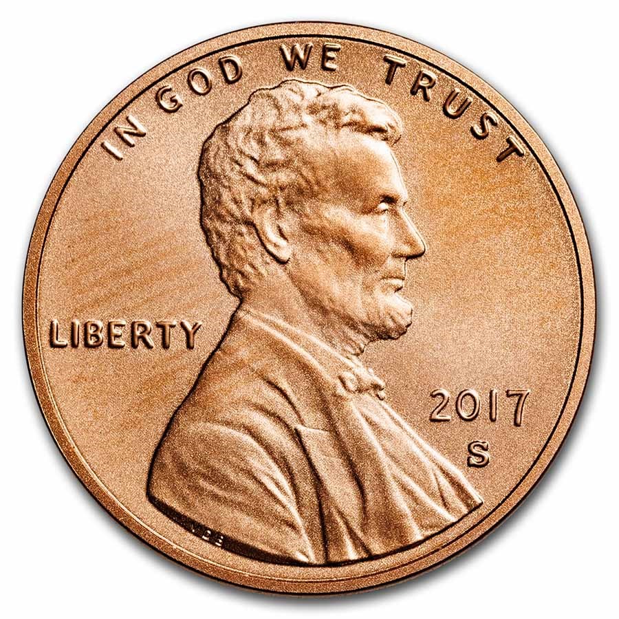 2017-S Lincoln Cent BU (Enhanced Finish)