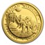 2017 Somalia 1/50 oz Gold African Elephant BU