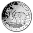 2017 Somalia 1 oz Silver Elephant BU (Rooster Privy)