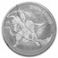 2017 South Korea 1 oz Silver ZI:SIN Gallus (Scruffy)