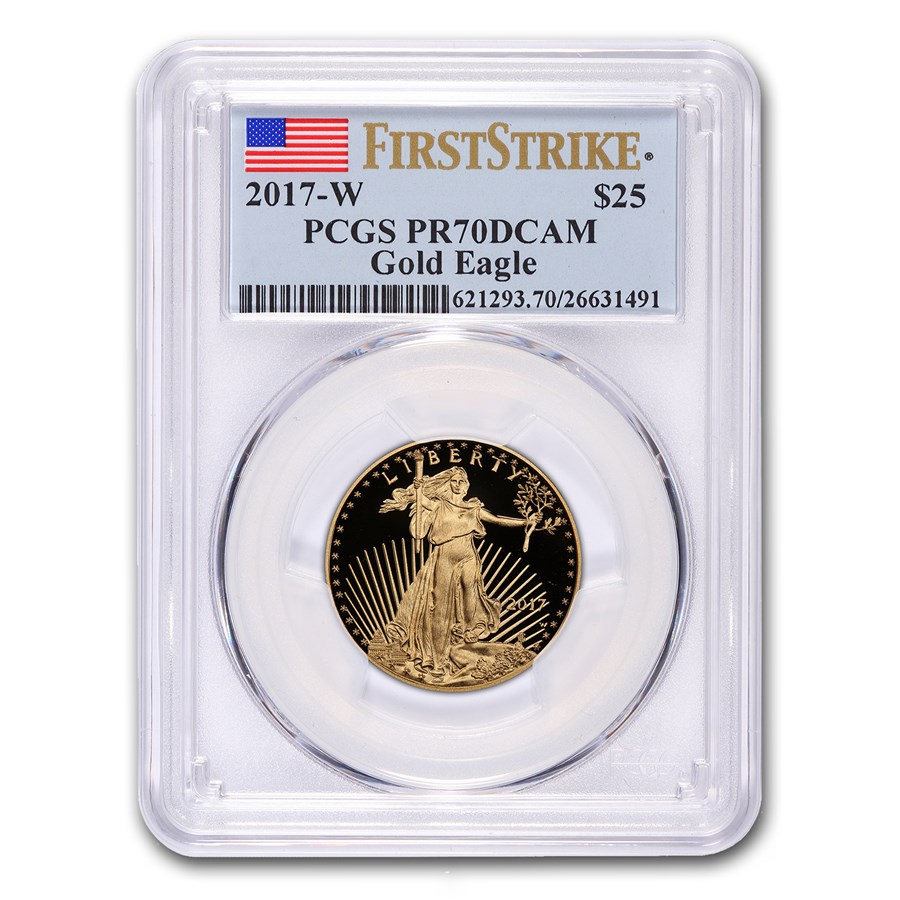 2017-W 1/2 oz Proof American Gold Eagle PR-70 PCGS (FS)