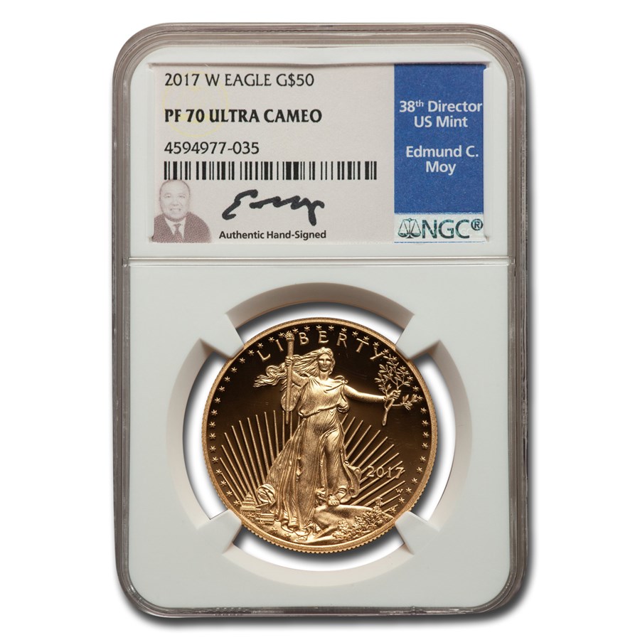 2017-W 1 oz Proof American Gold Eagle PF-70 NGC (Moy)