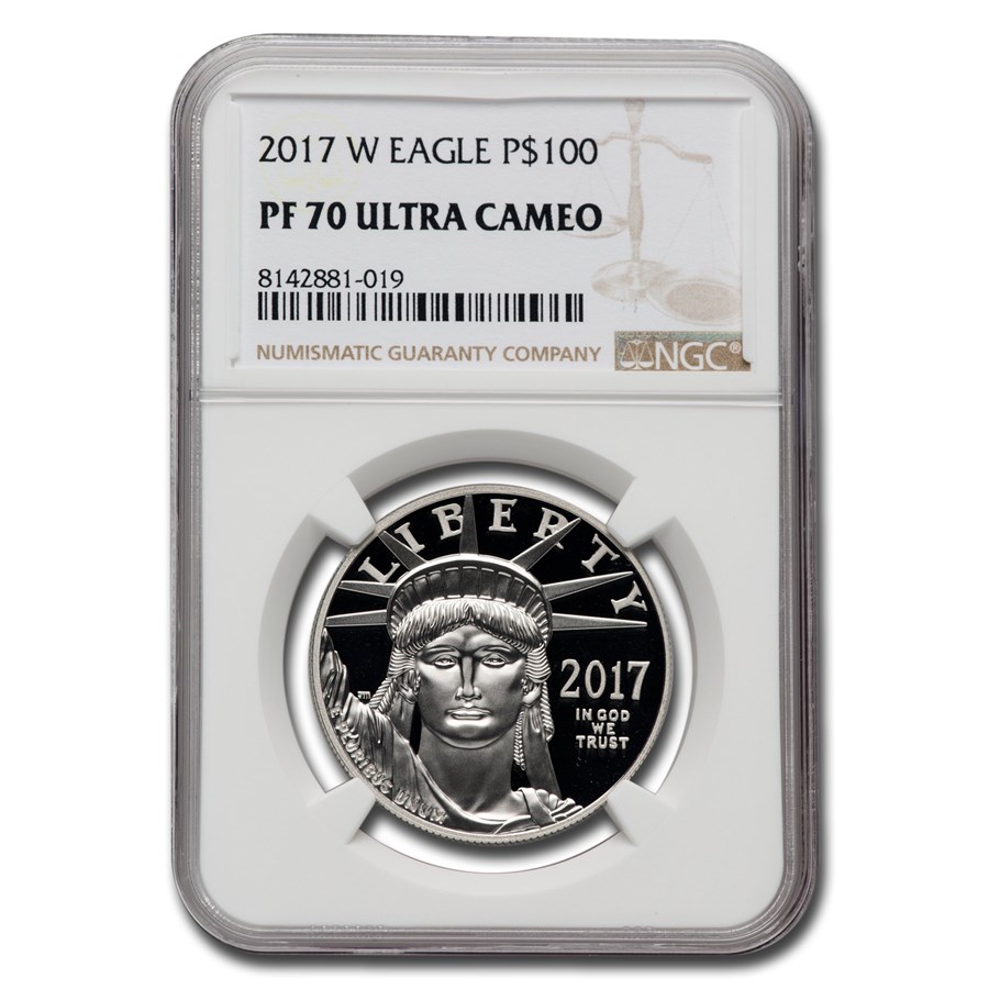 2017-W 1 oz Proof American Platinum Eagle PF-70 NGC