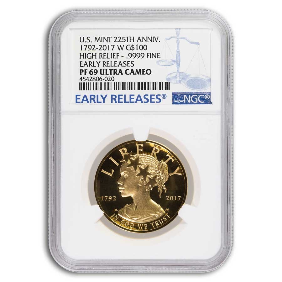 2017-W High Relief American Liberty Gold PF-69 NGC (ER)