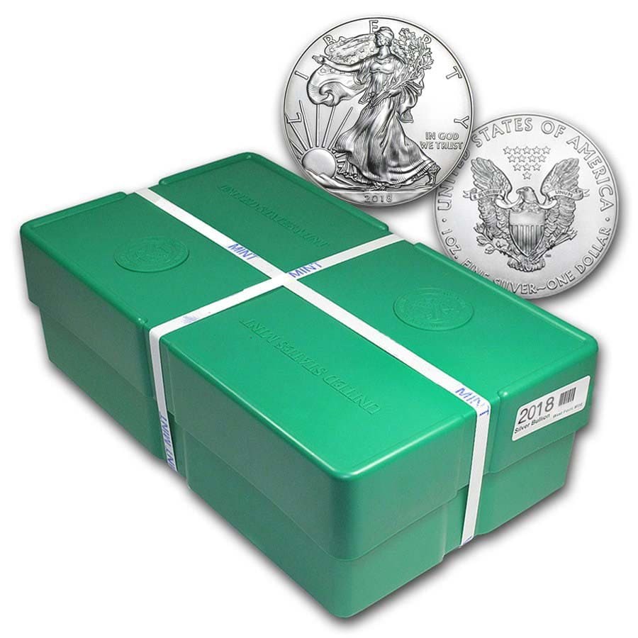 2018 500-Coin American Silver Eagle Monster Box (Sealed)