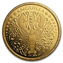 2018 Anguilla 1 oz Gold Lobster BU