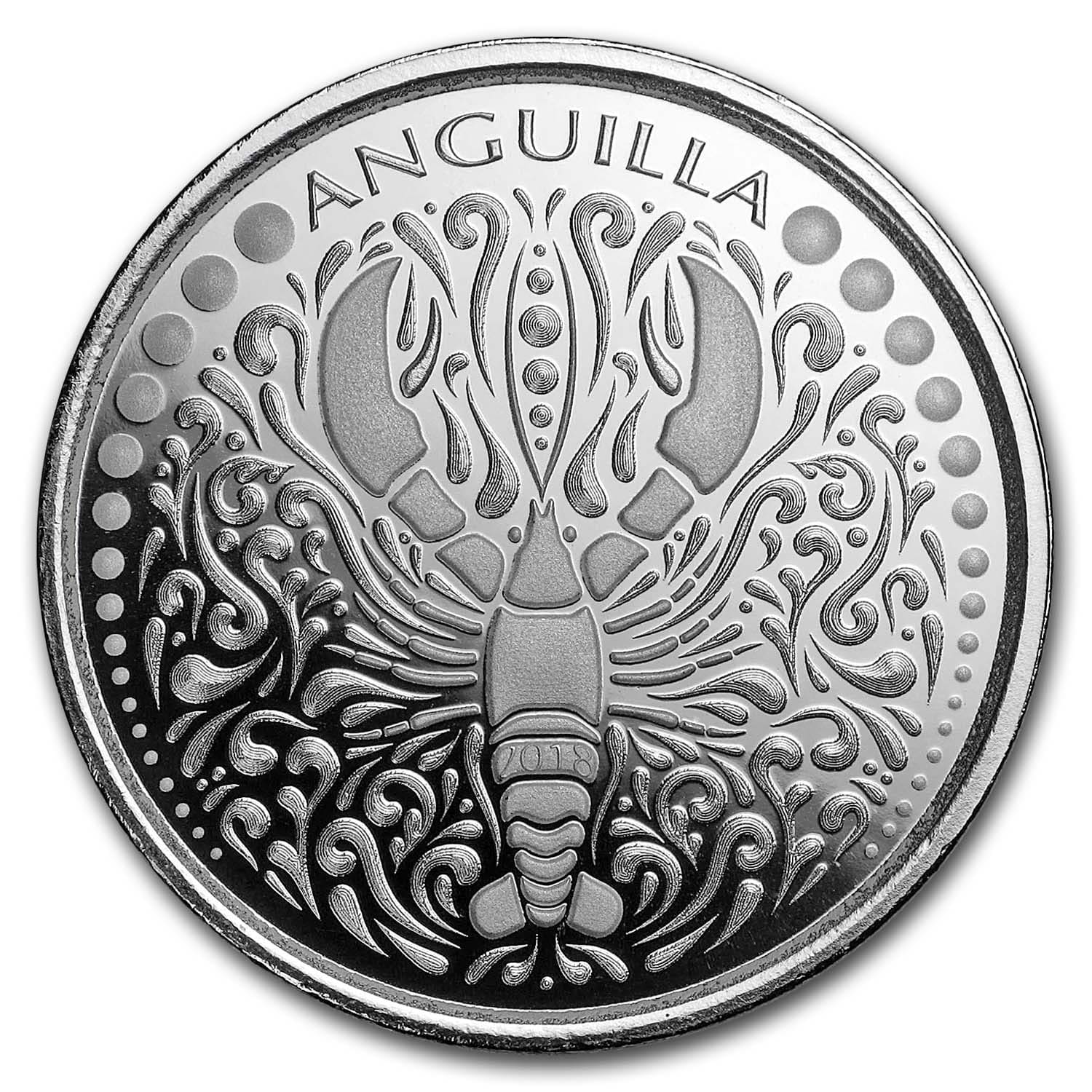 アンティークコイン コイン 金貨 銀貨 [送料無料] 2018 Anguilla 1 oz