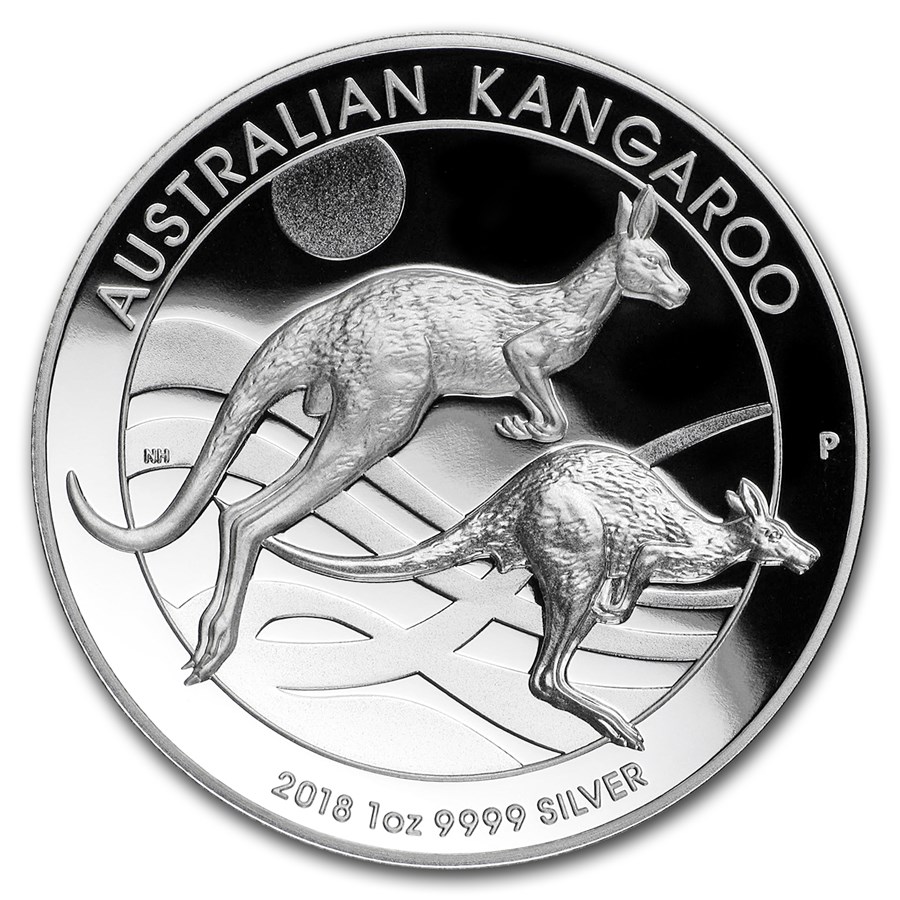 Buy 2018 Australia 1 oz Silver Kangaroo Proof (High Relief) | APMEX