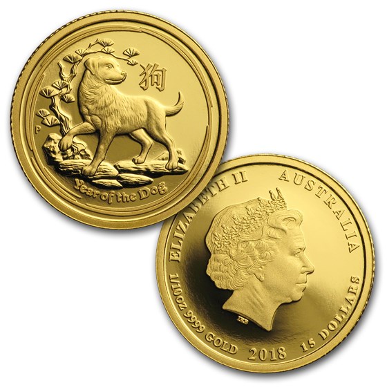 Buy 2018 Australia 3-Coin Gold Lunar Dog Proof Set (1.35 oz) | APMEX