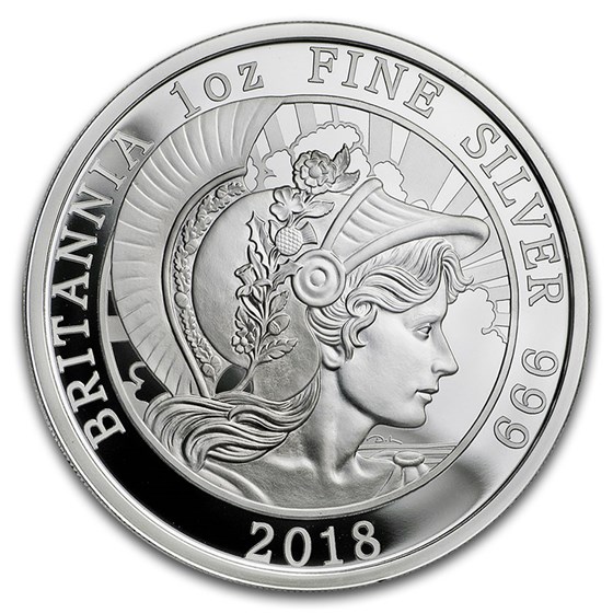 Buy 2018 Great Britain 1 oz Proof Silver Britannia (Coin Only) APMEX