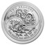 2018 Great Britain 1 oz Silver Two Dragons BU