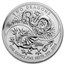 2018 Great Britain 1 oz Silver Two Dragons BU