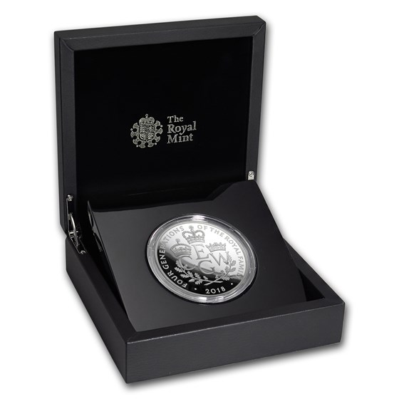 Buy 2018 Great Britain 5 Oz Proof Silver Four Generations 