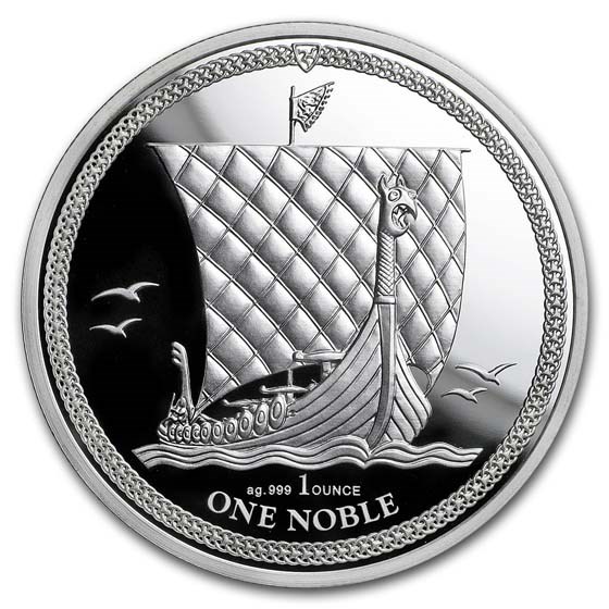 2018 Isle of Man 1 oz Silver Noble Proof