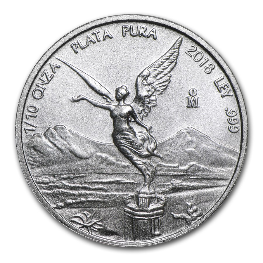 2018 Mexico 1/10 oz Silver Libertad BU