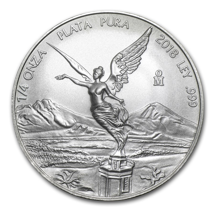 2018 Mexico 1/4 oz Silver Libertad BU