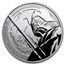 2018 Niue 1 oz Silver $2 Star Wars: Darth Vader Lightsaber BU