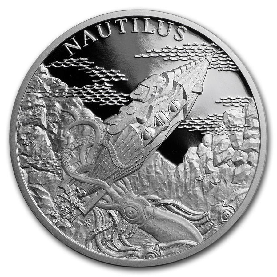 Buy 2018 Niue 1 oz Silver World of Jules Verne (Submarine Nautilus) | APMEX