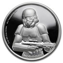 2018 Niue 2 oz Silver $5 Star Wars Stormtrooper Ultra High Relief