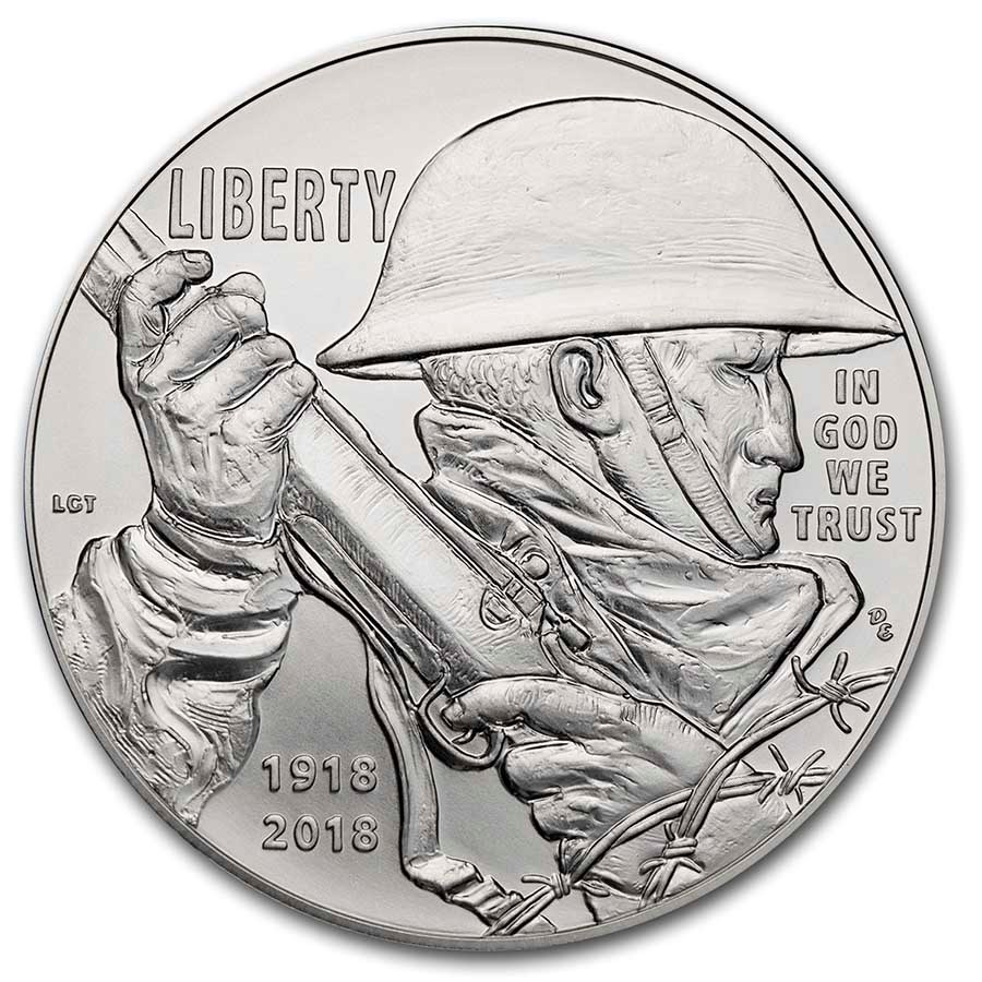 Buy 2018-P World War I Centennial Silver Dollar BU (Capsule Only) | APMEX