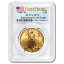 2018-W 1 oz Burnished Gold Eagle SP-70 PCGS (FirstStrike®)