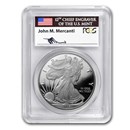 2018-W Proof American Silver Eagle PR-70 PCGS (FDI, Mercanti)