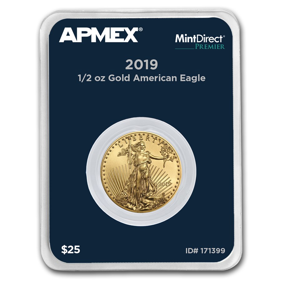 2019 1/2 oz American Gold Eagle (MintDirect® Premier Single)