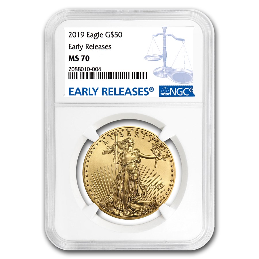 2019 1 oz American Gold Eagle MS-70 NGC (Early Releases)