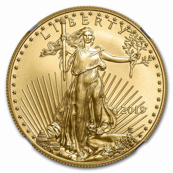 2019 1 oz American Gold Eagle MS-70 NGC (First Day of Issue)