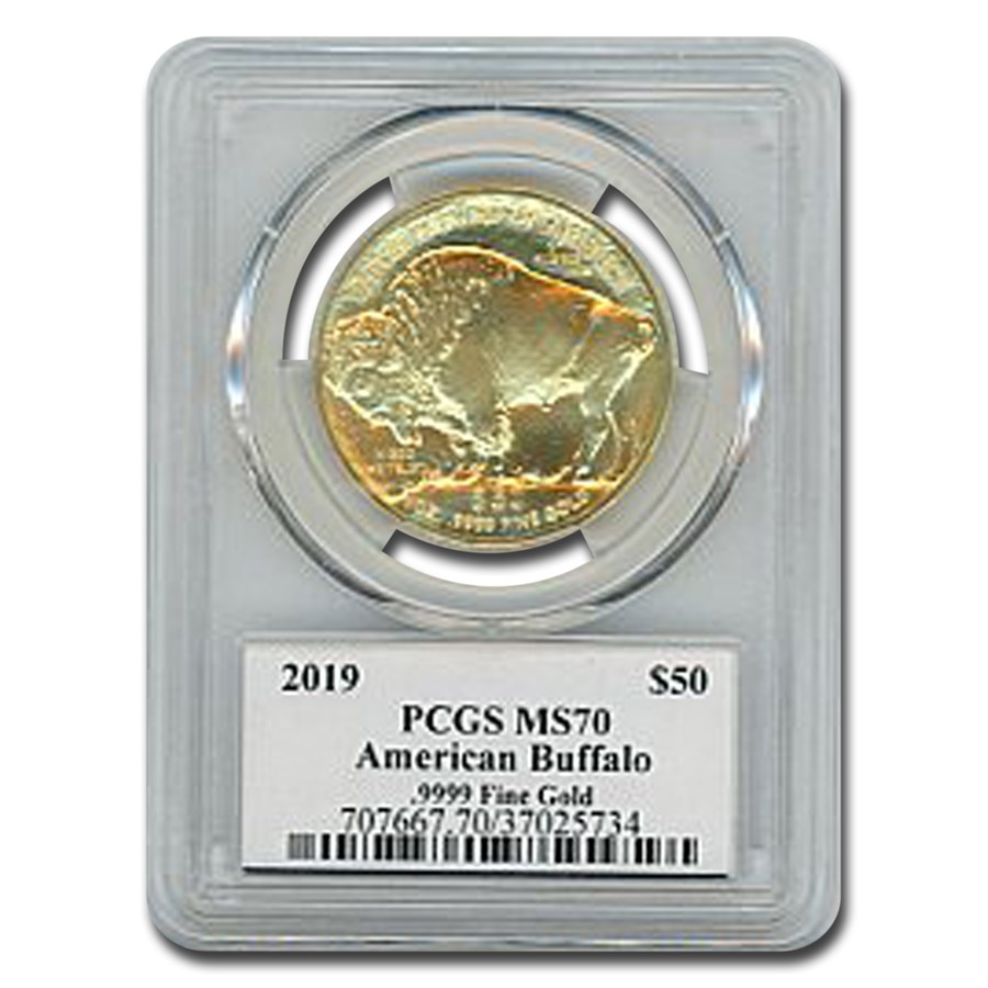 2019 1 oz Gold Buffalo MS-70 PCGS (First Edition Premier)