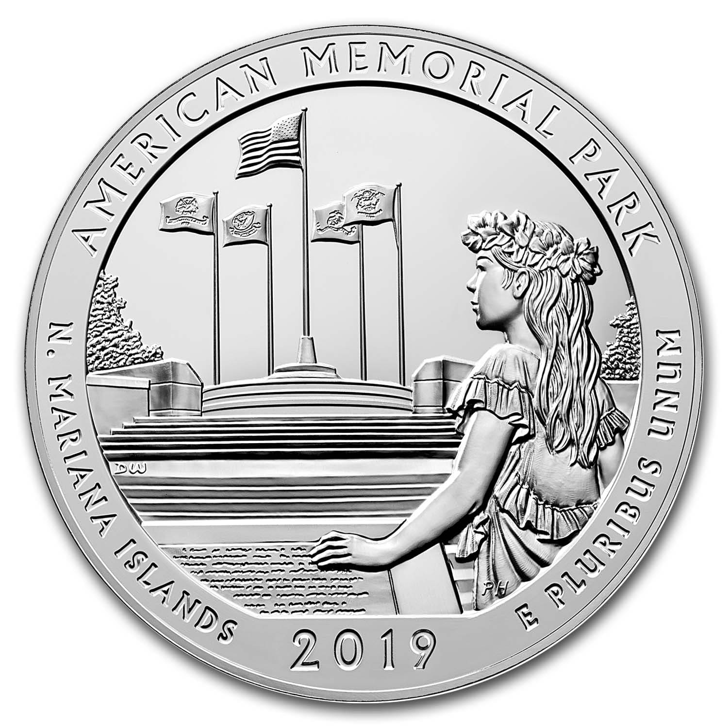 Buy 2019 5 oz Silver ATB American Memorial Park, MP | APMEX