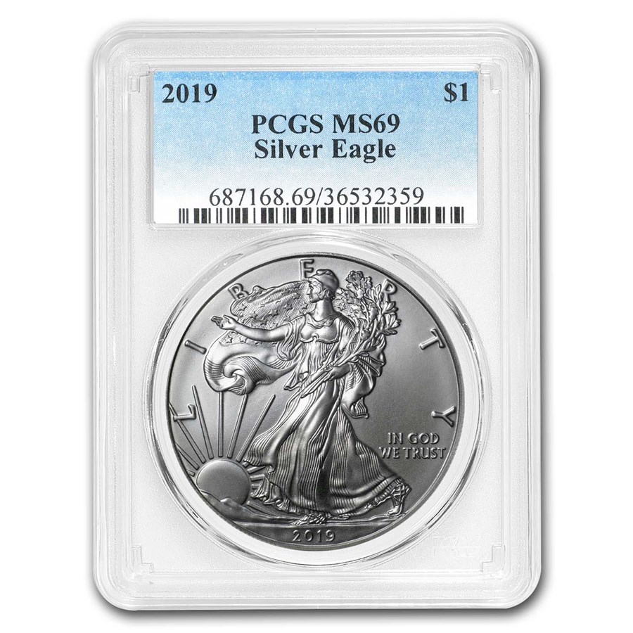 2019 American Silver Eagle MS-69 PCGS