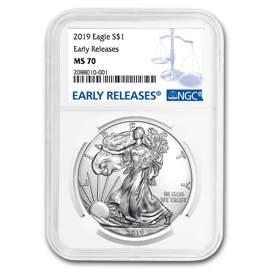 2019 American Silver Eagle MS-70 NGC (Early Releases)