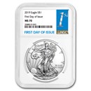 2019 American Silver Eagle MS-70 NGC (First Day of Issue)