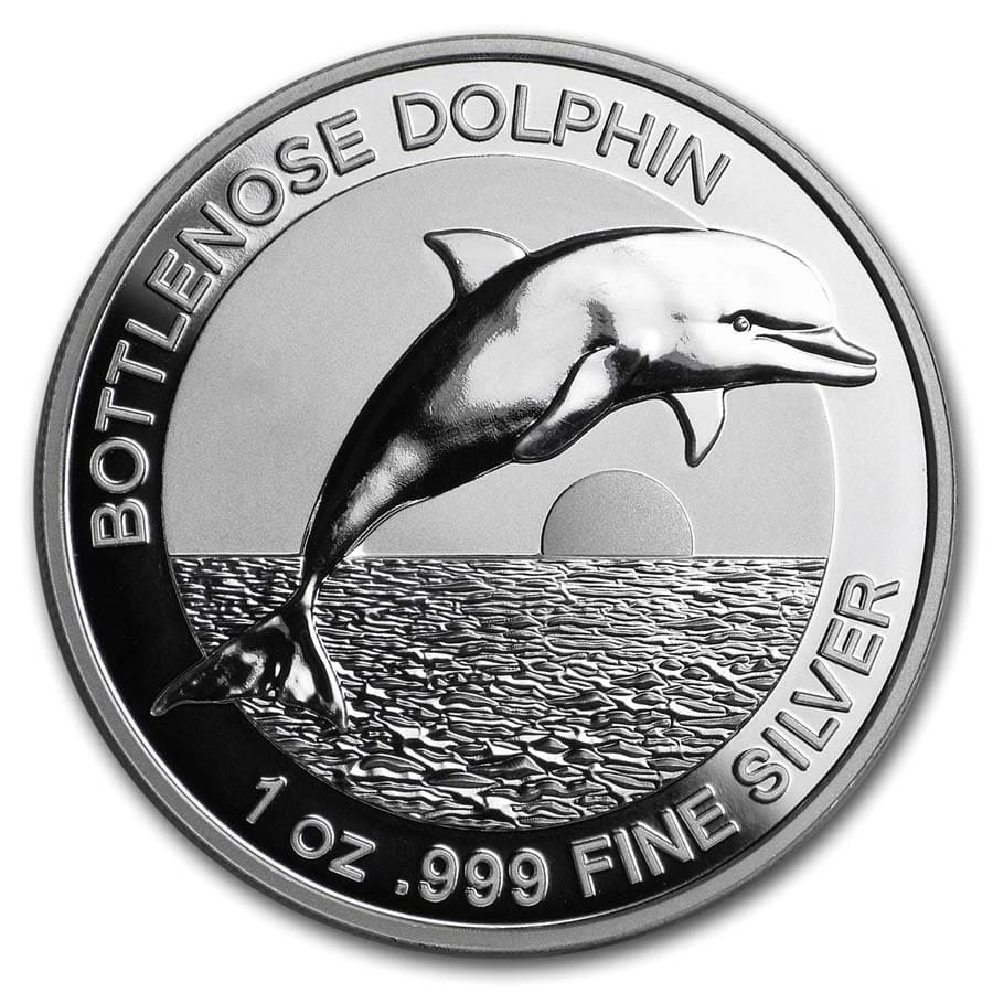 5 $ Dollar deals Bottlenose Dolphin Delfin High Relief PP 2019