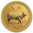 2019 Australia 1/2 oz Gold Lunar Pig BU