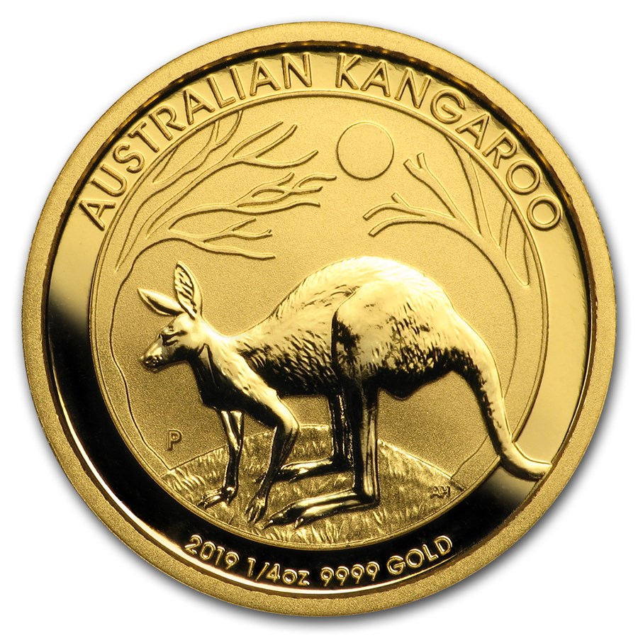 Buy 2019 Australia 1/4 oz Gold Kangaroo BU | APMEX