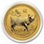 2019 Australia 1/4 oz Gold Lunar Pig BU