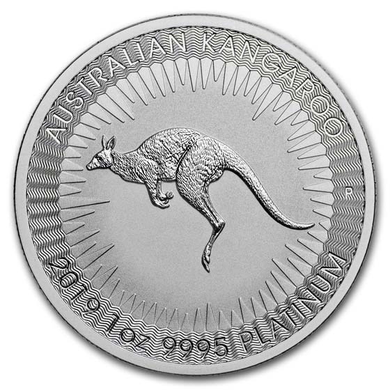 2019 Australia 1 oz Platinum Kangaroo BU