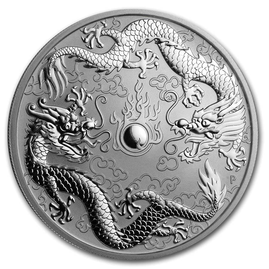 Buy 2019 Australia 1 oz Silver Double Dragon BU | APMEX