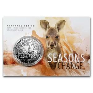 Buy 2019 Australia 1 oz Silver Kangaroo (Display Card) | APMEX