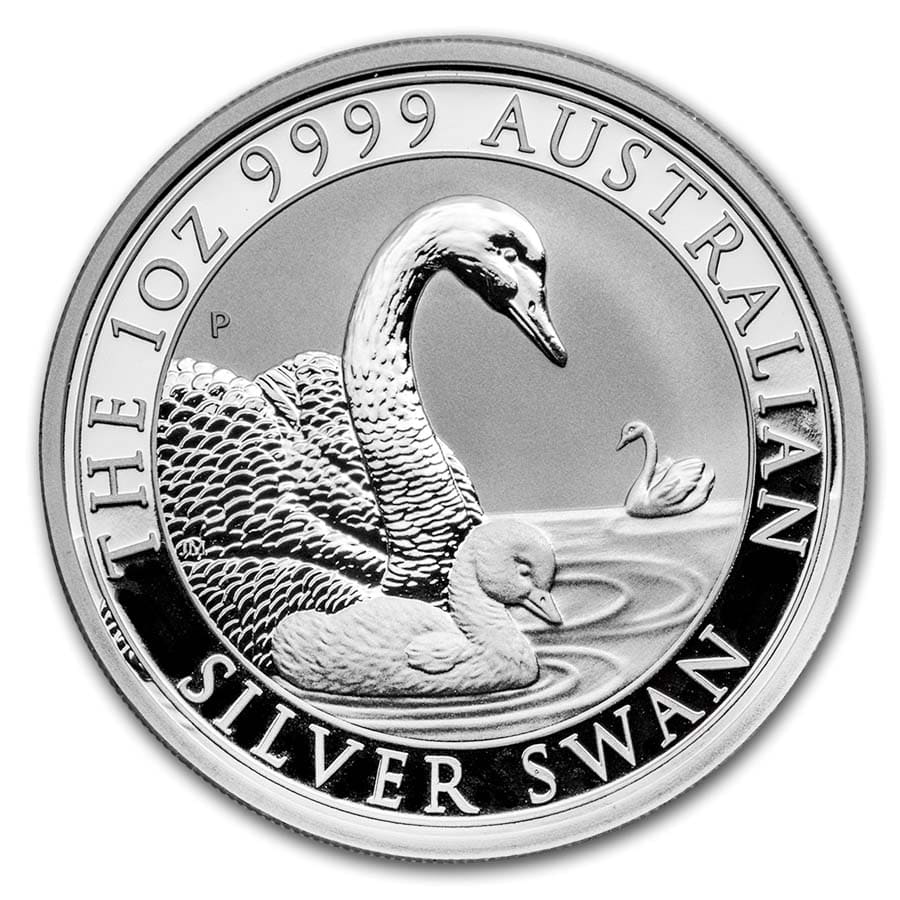 Silver swan on sale