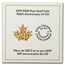 2019 Canada 1/2 oz Gold $200 100th Anniversary of CN