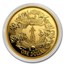 2019 China 1 oz Gold Tientsin Dragon Dollar Restrike (PU)