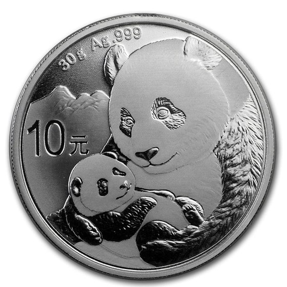 Buy 2019 China 30 gram Silver Panda (Good Fortune, In TEP ) | APMEX