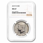 2019-D Kennedy Half Dollar MS-67 NGC