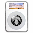 2019 GB Proof 10 oz Silver Queen's Beasts Falcon PF-69 NGC